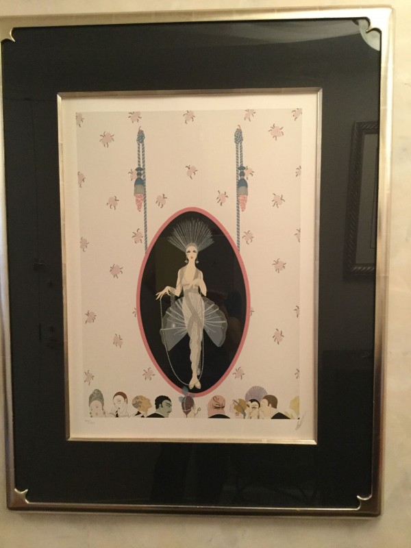 "The Portrait" Framed Serigraph by Erte