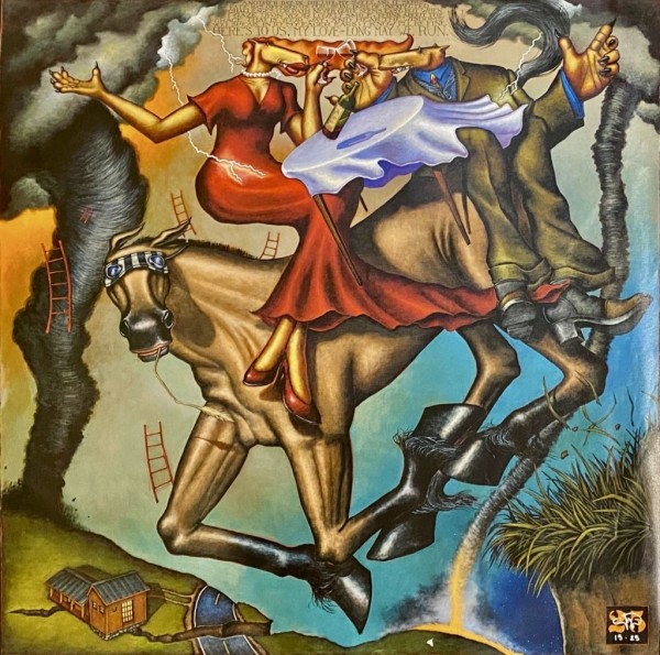 "Another Day In The Life of" print on canvas by Markus Pierson wanted by Diva Art Group