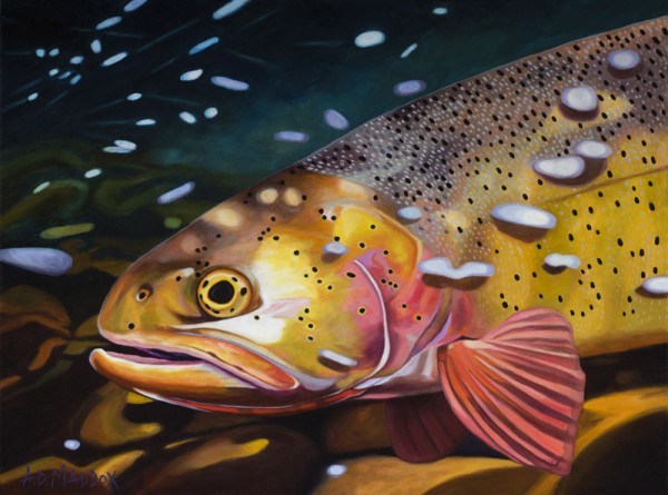"Deep Cutt" Limited Edition Giclee on Canvas by AD Maddox