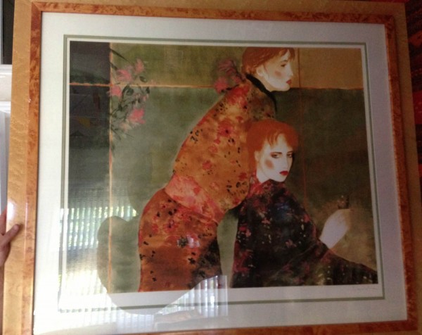 "Masquerade" Framed Serigraph by Joanna Zjawinska