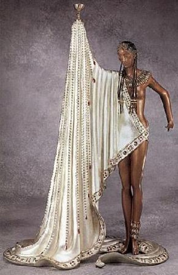 "The Slave" bronze sculpture by Erte