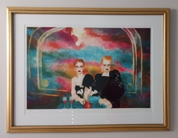 "Diamonds Are Forever" Serigraph by Joanna Zjawinska