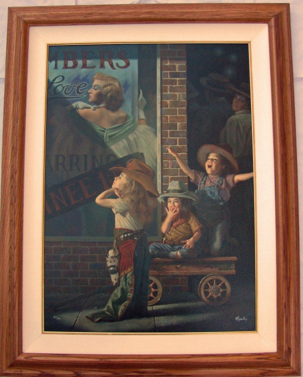 "Matinee" Giclee on Canvas by Bob Byerley