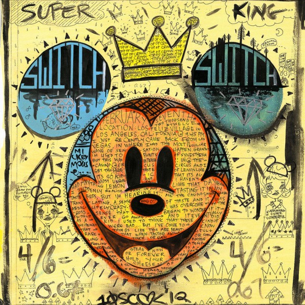 "Wake Up and Smell the Sound of Coffee" Hand-Embellished Giclee/Canvas by Tennessee Loveless