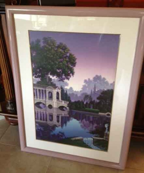 "Phaedra's Vigil" Framed Lithograph by Jim Buckels
