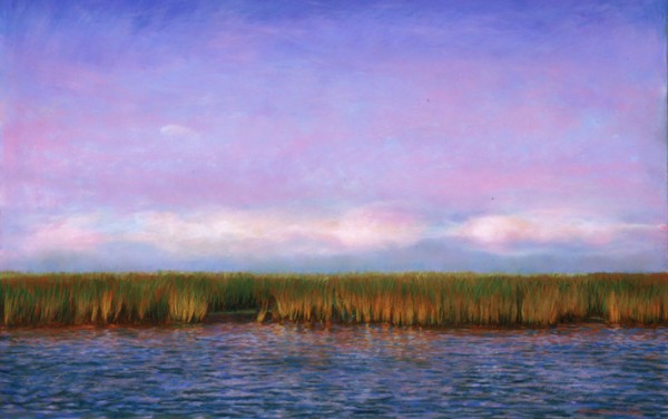 "Bayou Bienvenue" Digital  Archival Ink on Rag Paper by Adrian Deckbar