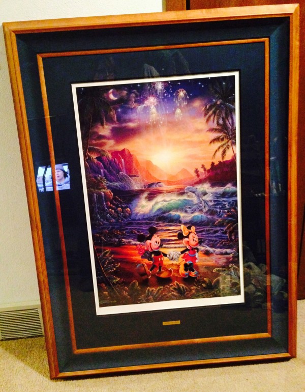 "Seaside Romance" Aquaprint on Paper by Christian Riese Lassen