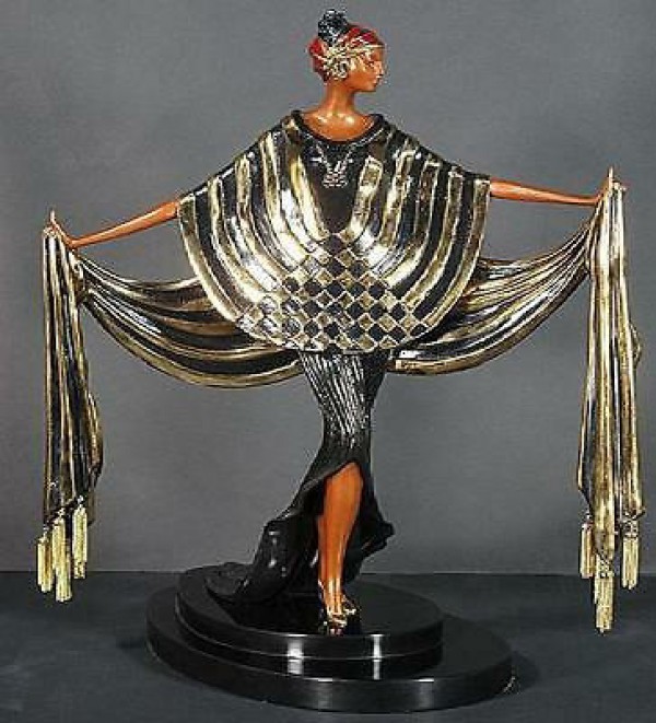 "Opening Night" Bronze Sculpture by Erte
