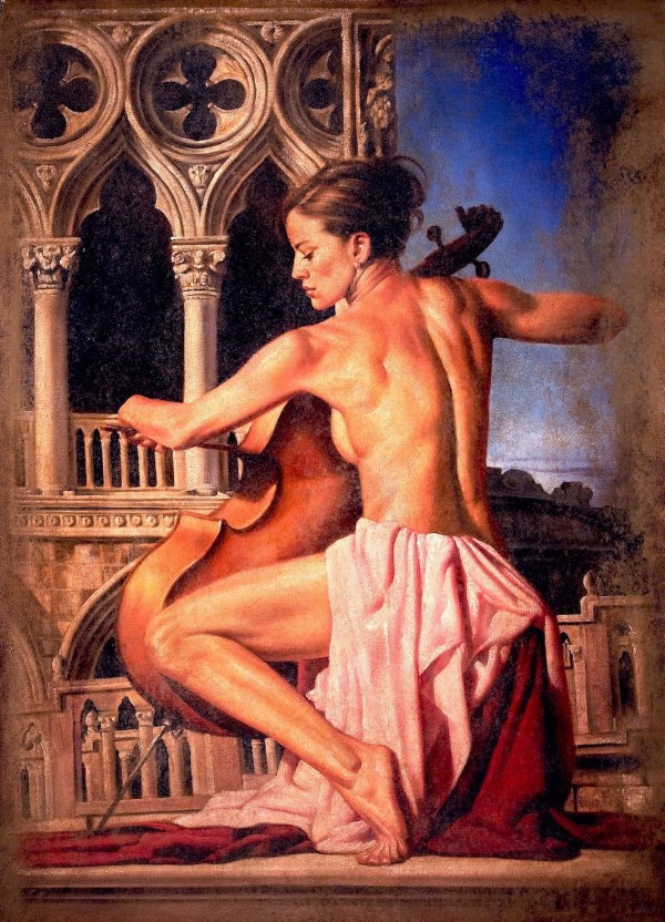 "Adagietto" Giclee on Canvas by Tomasz Rut