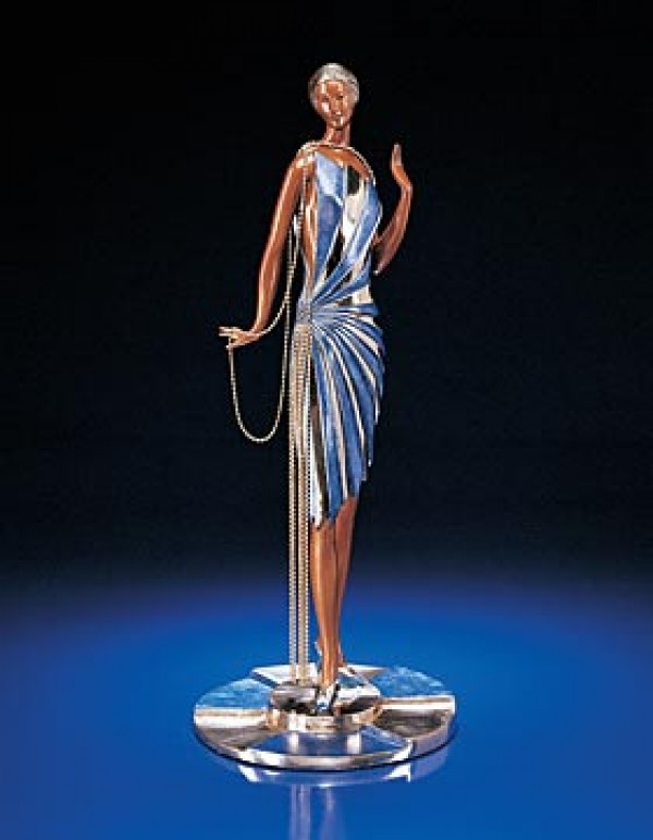 "Roaring Twenties" Bronze Sculpture by Erte