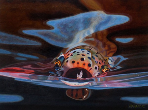 "Snack" Giclee on Canvas by AD Maddox