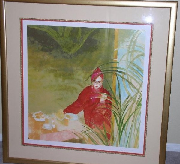 "Breakfast At Tiffany's" Framed Serigraph by Joanna Zjawinska