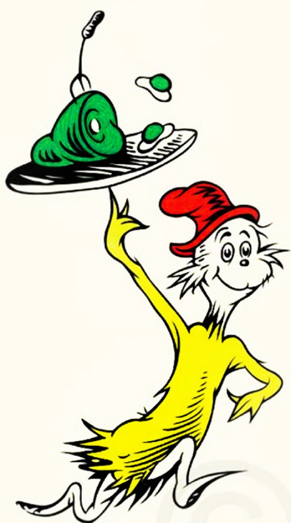 50th Anniversary "Green Eggs and Ham" Serigraph on Paper by Dr. Seuss