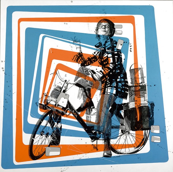 "Agathe Lovignoux" Hand-Signed Digital Pigment Print on Canvas by Philippe Bertho