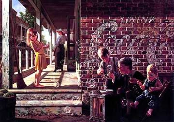 "A Fascination" Canvas Transfer by Bob Byerley