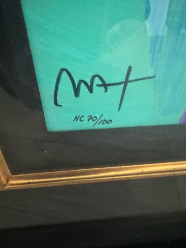 “Angel with Heart” Serigraph by Peter Max