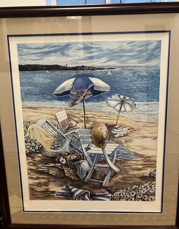 "A Day With Friends" Serigraph by Susan Rios