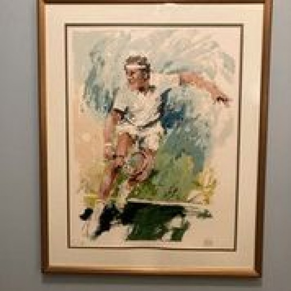 "Winning Volley" Serigraph by Wayland Moore