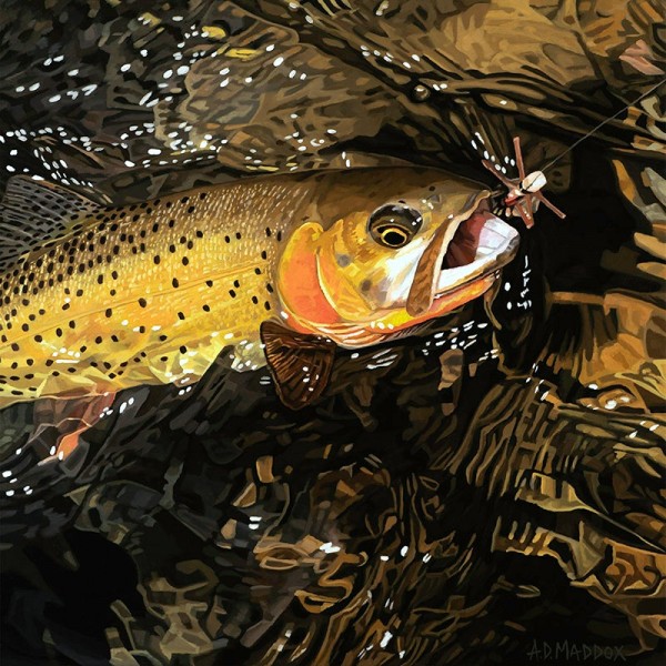 "Mill Creek Cutty" Giclee on Canvas by AD Maddox