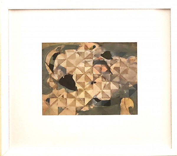"Clearing" Original Watercolor and gouache on paper by Perle Fine
