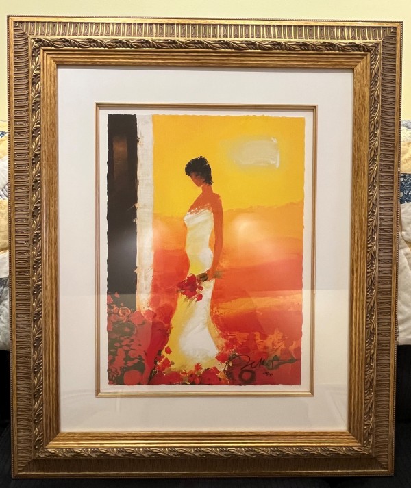 "Les Fleurs Rouges" Giclee on Paper by Emile Bellet