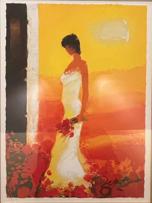 "Les Fleurs Rouges" Giclee on Paper by Emile Bellet