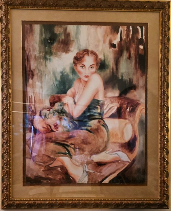 "Odalisque" Serigraph by Joanna Zjawinska