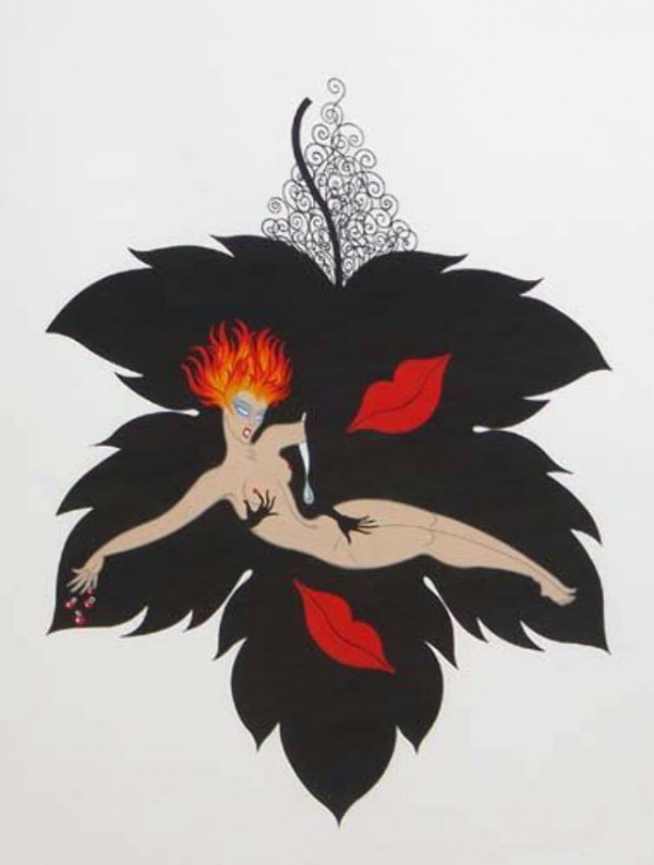 "Lust" Serigraph from the Seven Deadly Sins Suite by Erte