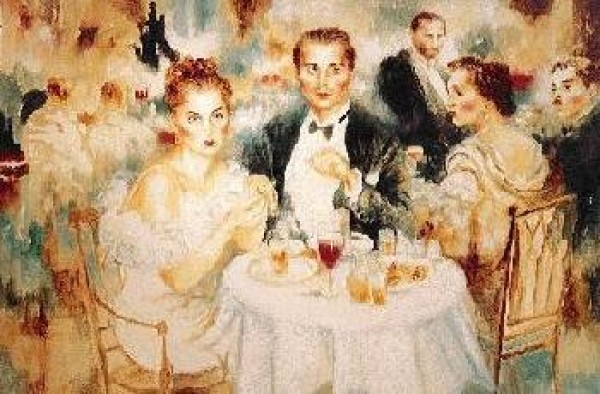 "After All He is Just a Man " Serigraph on Hand-Deckled Paper by Joanna Zjawinska