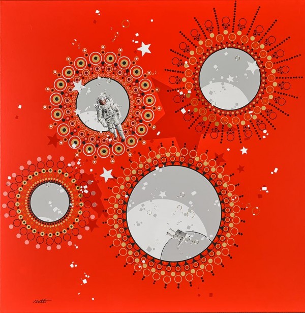 "Into the Stars" pigment print on canvas by Philippe Bertho