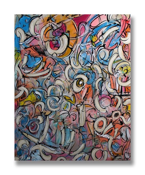 "Splashed" Original Acrylic on Canvas by Mark Erickson