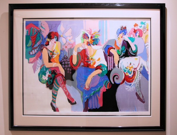 "At the Ball" Serigraph on Paper by Isaac Maimon