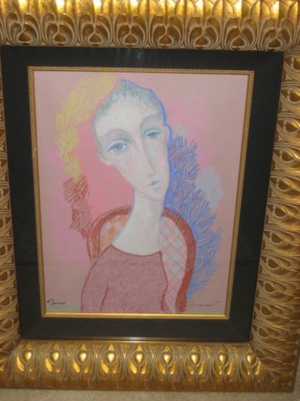 "Reflection" Original Pastel/Paper by Sergey Smirnov