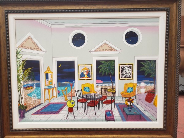 Interior with Two Picassos