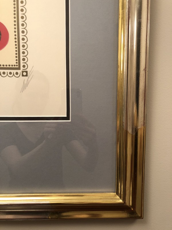 "Black Magic" Framed Lithograph by Erte