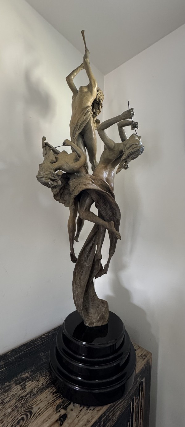 Celebration bronze sculpture by Tuan