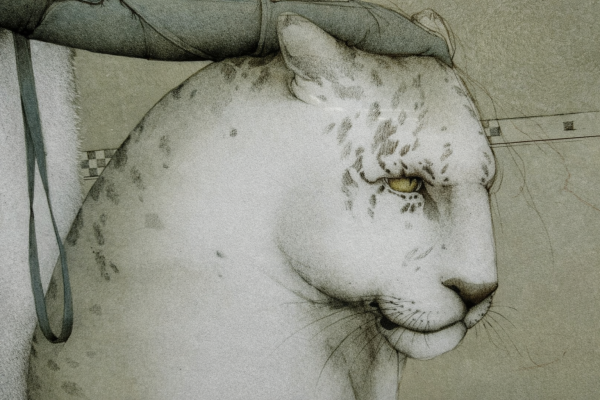 The Creation hand-pulled stone Lithograph on Paper by Michael Parkes