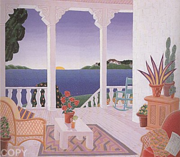 "Northern Summer" Serigraph on Paper from Thomas McKnight's "Four Corners Suite"
