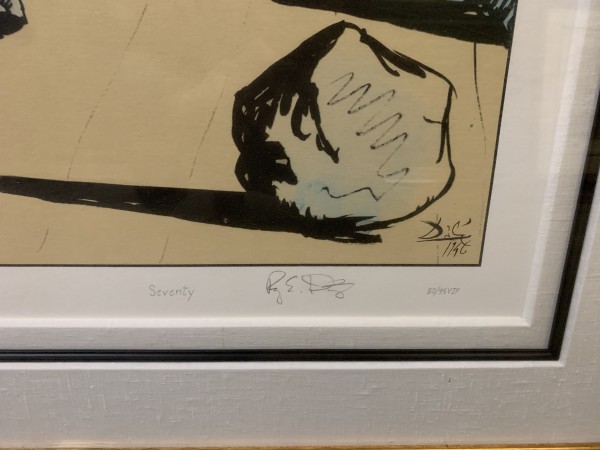 "Destino #70" Serigraph on Wove Paper by Salvador Dali, signed by Roy Disney