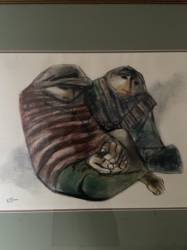 Untitled Original Mixed Media Watercolor I on Paper by Eduardo Kingman