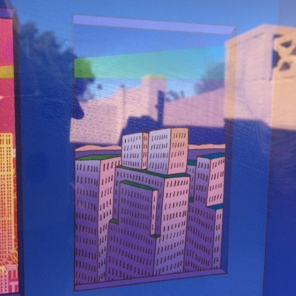 "New York" Lithograph by Jean Michel Folon