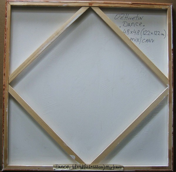 "Dance" Original Mixed Media on Canvas by Oleg Zhivetin