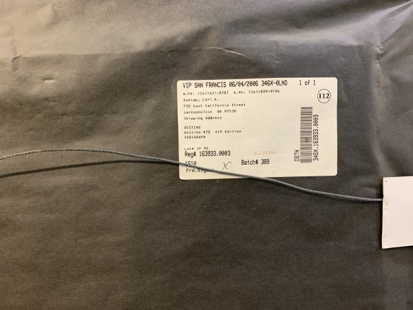 "Destino #70" Serigraph on Wove Paper by Salvador Dali, signed by Roy Disney