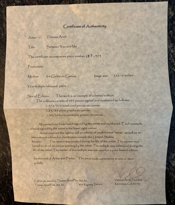 "Between You and Me"