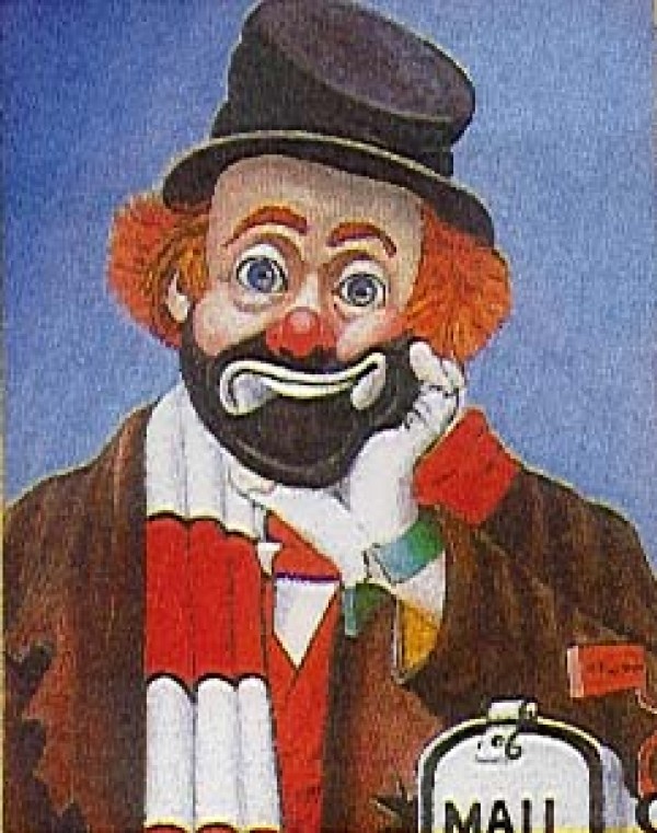 "Freddie's P.O. Box" Serigraph by Red Skelton