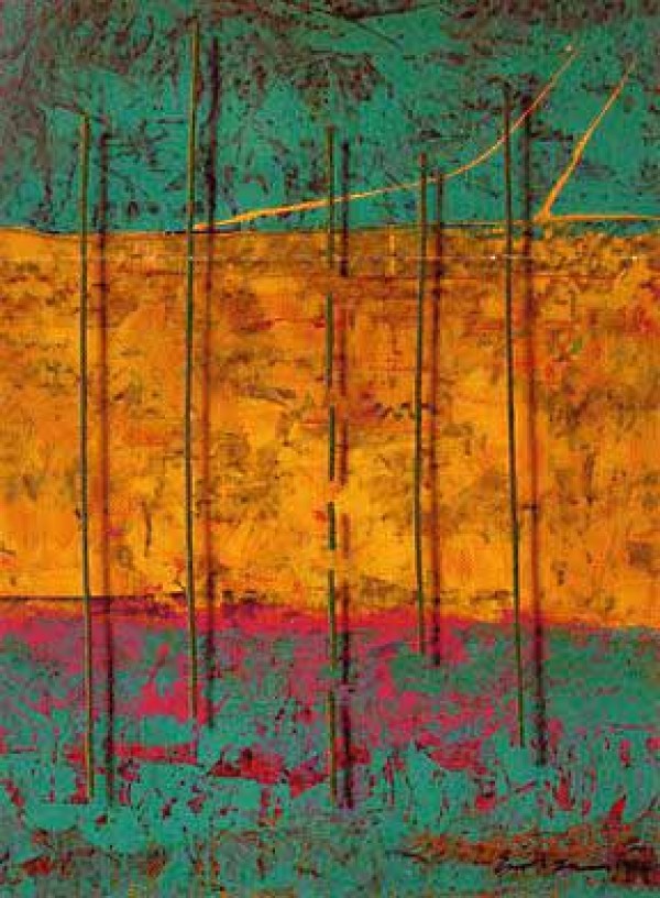 Paladin serigraph on paper by Mark Erickson