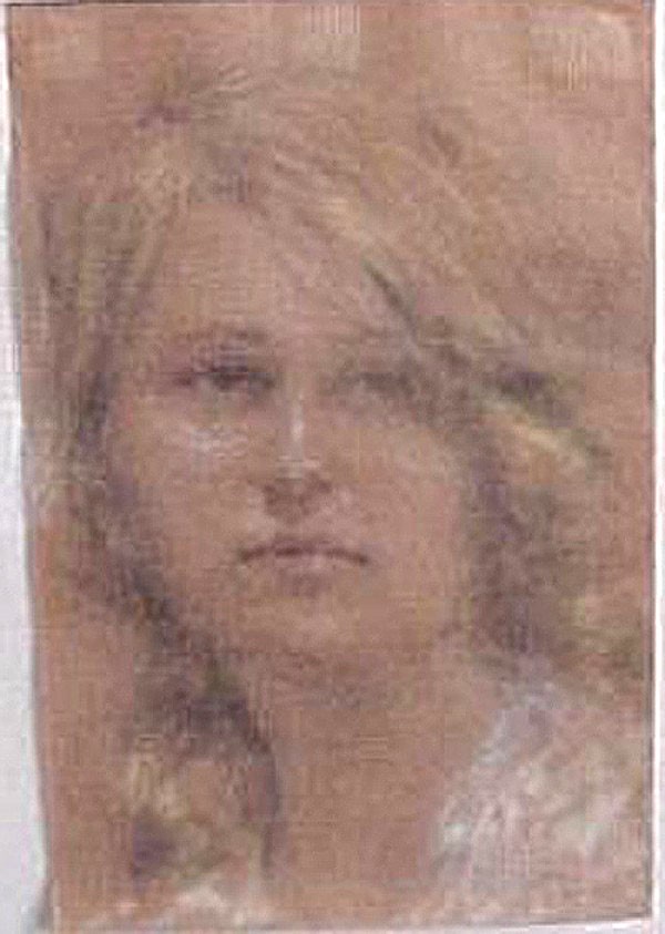 Original Pastel on paper Untitled Portraits by William Henry Clapp