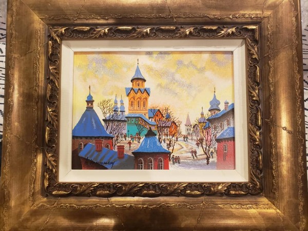 Yellow evening-Rusia.