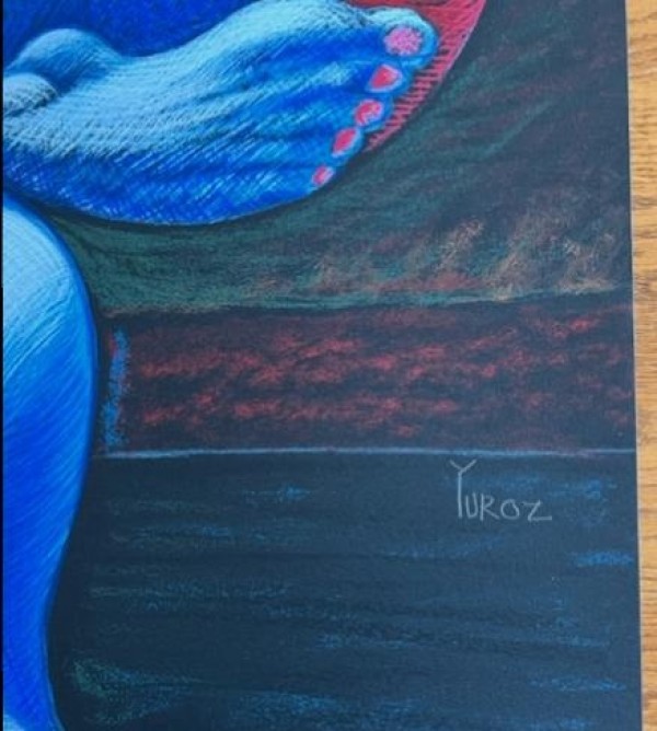 "The Hug" Unframed Serigraph on Paper by Yuroz