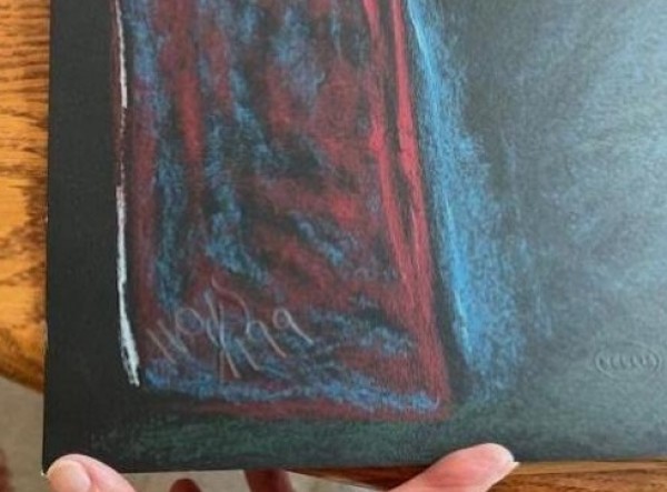 "The Hug" Unframed Serigraph on Paper by Yuroz